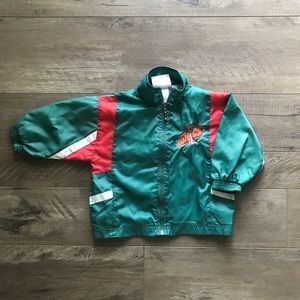 Cute, Vintage Seattle Sonics toddler wind breaker